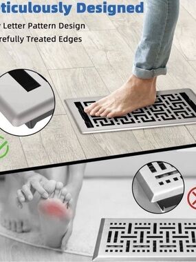 Heavy Duty Steel Floor Register 6x10 Pack Adjustable Vent Covers For Home Office